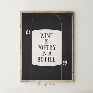 Wine Wall Art Print