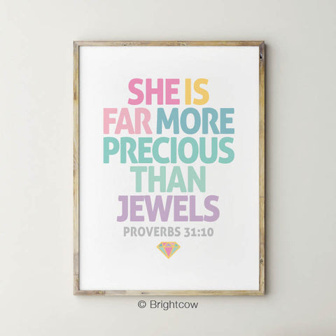 She Is far more precious than jewels printable