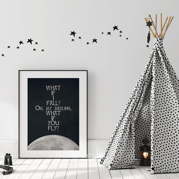 Whimsical wall printable art