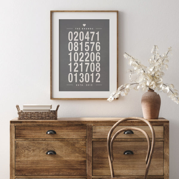 Special Dates Sign