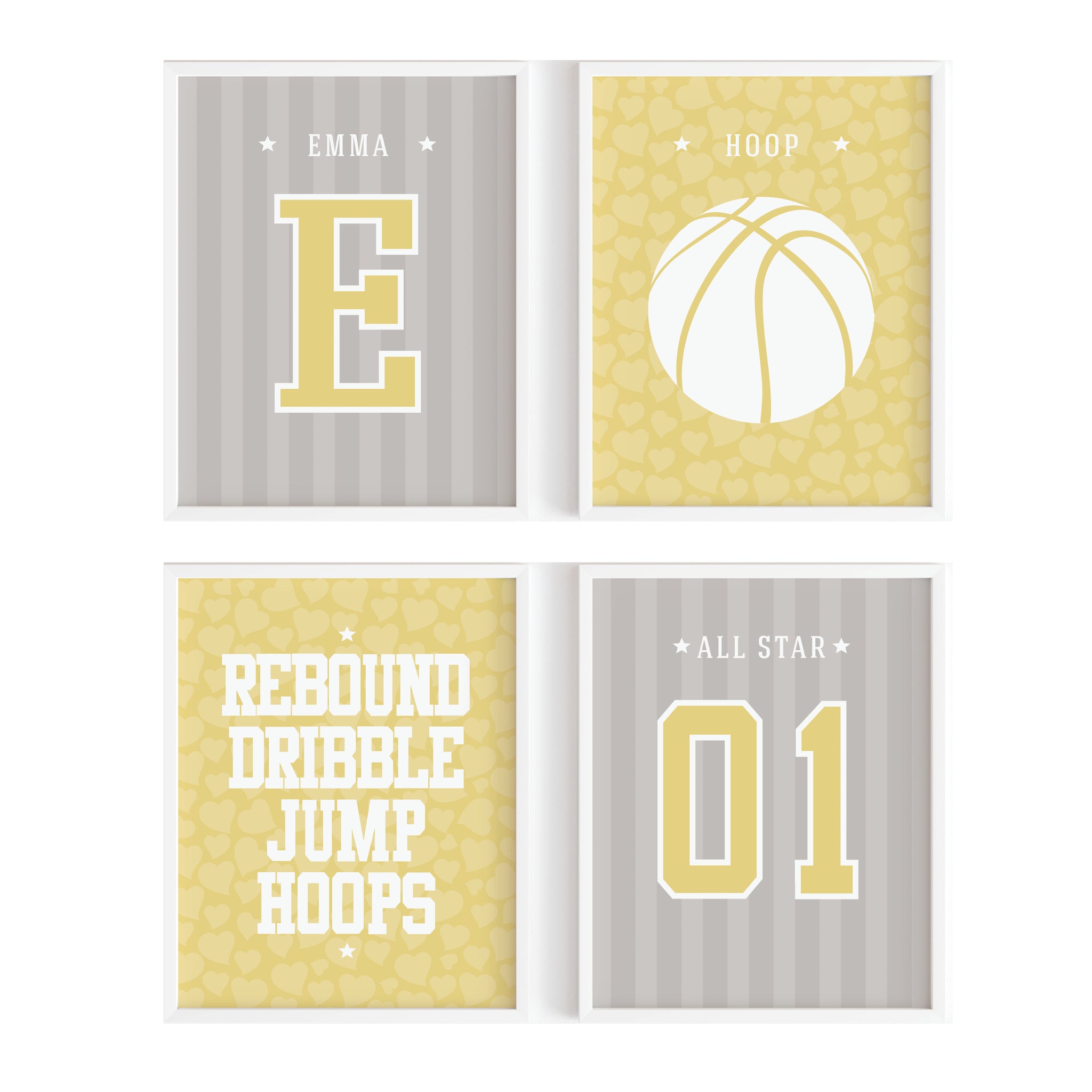 Basketball Player Print set