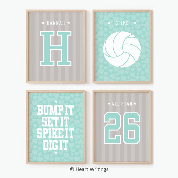 volleyball Player Print set
