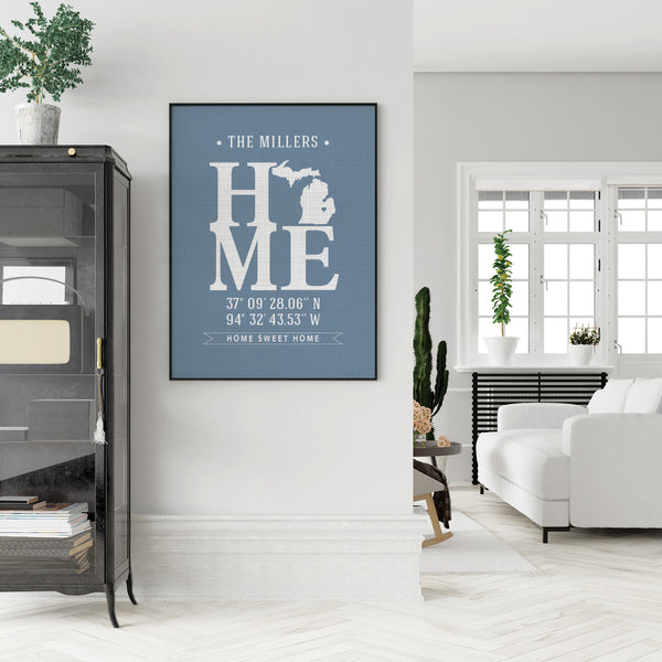 Foyer Wall Home Sign