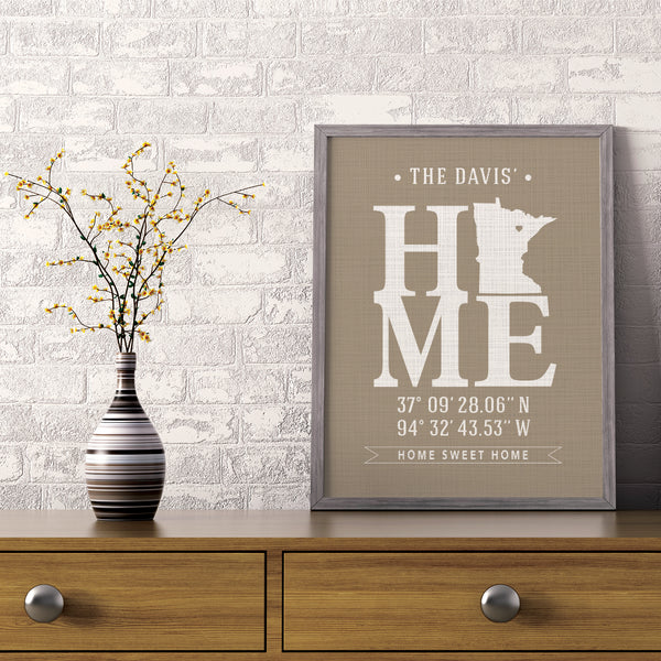Personalized Custom Home Decor Print