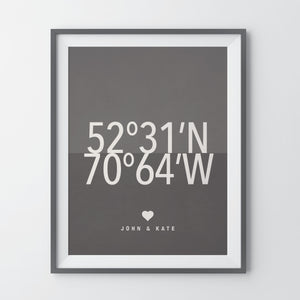 Modern Home Coordinates Wall Decor