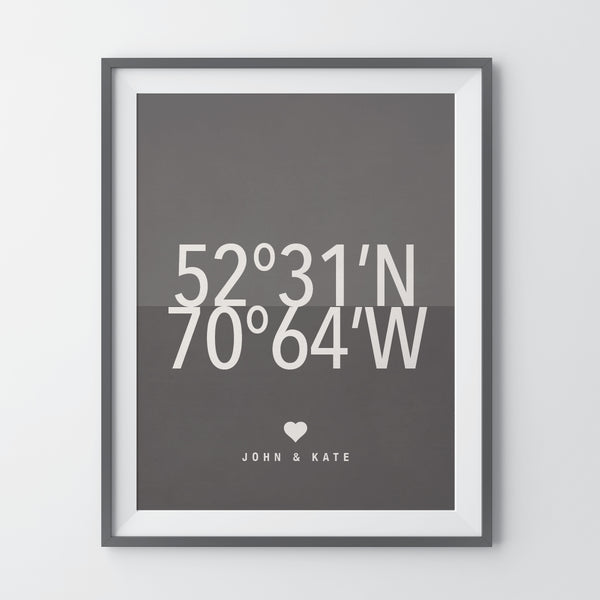 Modern Home Coordinates Wall Decor