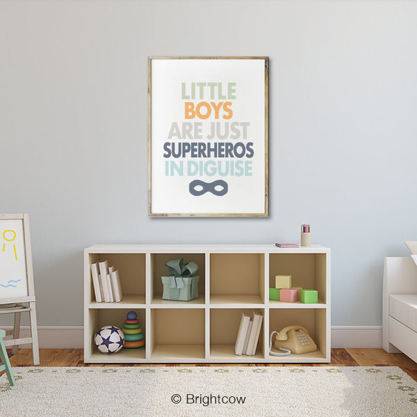 Superhero Nursery Printable